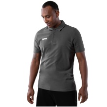 JAKO Polo Base (100% Cotton) anthracite grey Men