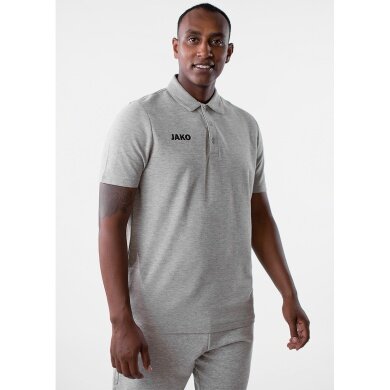 JAKO Polo Base (100% Cotton) Light Grey Men