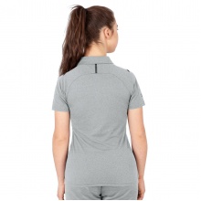 JAKO Sport-Polo Challenge (Polyester-Stretch-Jersey) light grey/marled Women