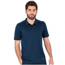 JAKO Sport Polo Challenge (Polyester Stretch Jersey) navy mottled/blue Men