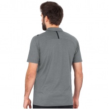 JAKO Sport Polo Challenge (Polyester Stretch Jersey) stone grey/marled Men