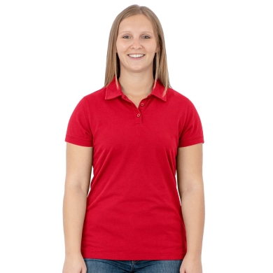 JAKO Leisure Polo Doubletex (Polyester/Cotton) Red Women