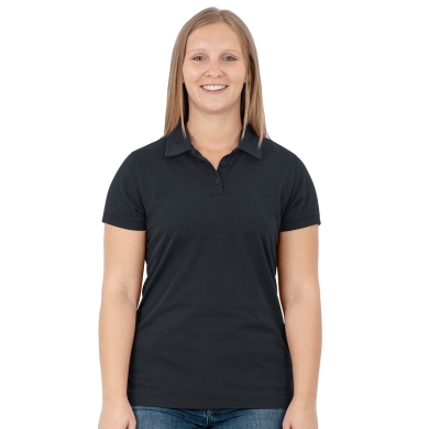 JAKO Leisure Polo Doubletex (Polyester/Cotton) anthracite grey Women