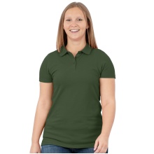 JAKO Sport Polo Organic Stretch (Organic Cotton) Olive Green Women