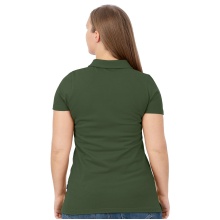 JAKO Sport Polo Organic Stretch (Organic Cotton) Olive Green Women