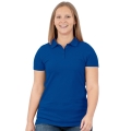 JAKO Sport Polo Organic Stretch (Organic Cotton) Royal Blue Women