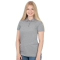 JAKO Sport Polo Organic Stretch (Organic Cotton) Light Grey Women