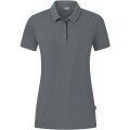 JAKO Sport Polo Organic Stretch (Organic Cotton) Dark Grey Women