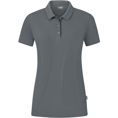 JAKO Sport Polo Organic Stretch (Organic Cotton) Dark Grey Women