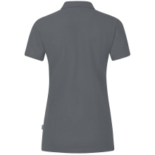 JAKO Sport Polo Organic Stretch (Organic Cotton) Dark Grey Women