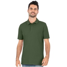 JAKO Sport Polo Organic Stretch (Organic Cotton) Olive Green Men