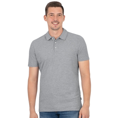 JAKO Sport Polo Organic Stretch (Organic Cotton) Light Grey Men