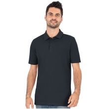 JAKO Sport Polo Organic Stretch (Organic Cotton) Anthracite Grey Men