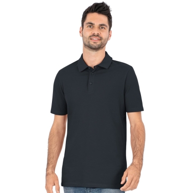 JAKO Sport Polo Organic Stretch (Organic Cotton) Anthracite Grey Men