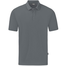 JAKO Sport Polo Organic Stretch (Organic Cotton) Dark Grey Men