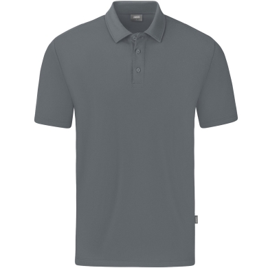 JAKO Sport Polo Organic Stretch (Organic Cotton) Dark Grey Men