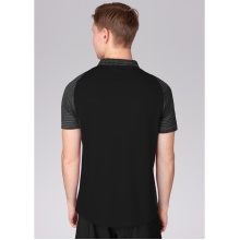 JAKO Sport Polo Performance (Polyester Micro Mesh, breathable, quick-drying) black/anthracite grey Men