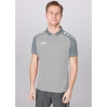 JAKO Sport Polo Performance (Polyester Micro Mesh, breathable, quick-drying) light grey Men