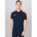 JAKO Sport Polo Performance (Polyester Micro Mesh, breathable, quick-drying) navy blue/red Men