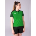 JAKO Sport Polo Performance (Polyester Micro Mesh, breathable, quick-drying) green/black Women