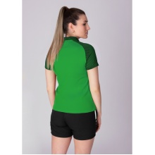 JAKO Sport Polo Performance (Polyester Micro Mesh, breathable, quick-drying) green/black Women