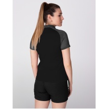 JAKO Sport Polo Performance (Polyester Micro Mesh, breathable, quick-drying) black/anthracite grey Women