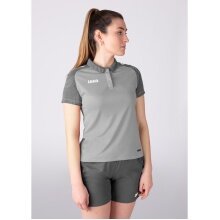 JAKO Sport Polo Performance (Polyester Micro Mesh, breathable, quick-drying) light grey Women