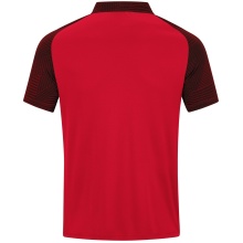 JAKO Sport Polo Performance (breathable, quick-drying) red/black Kids