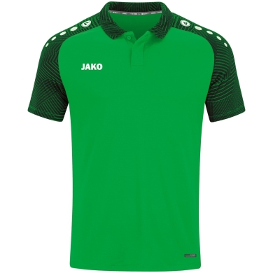 JAKO Sport Polo Performance (breathable, quick-drying) green/black Kids