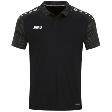 JAKO Sport Polo Performance (breathable, quick-drying) black/anthracite grey Kids