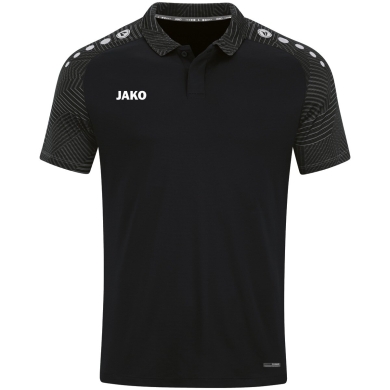 JAKO Sport Polo Performance (breathable, quick-drying) black/anthracite grey Kids