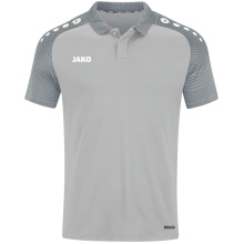 JAKO Sport Polo Performance (breathable, quick-drying) light grey Kids