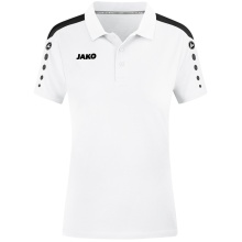 JAKO Sport Polo Power (Mixed fabric, durable) white Women