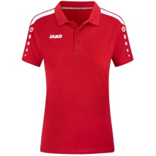 JAKO Sport Polo Power (Mixed Fabric, Durable) Red Women