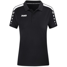 JAKO Sport Polo Power (Mixed fabric, durable) black Women