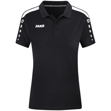 JAKO Sport Polo Power (Mixed fabric, durable) black Women