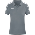 JAKO Sport Polo Power (Mixed Fabric, Durable) Dark Grey Women