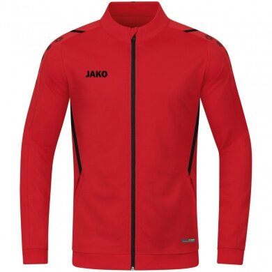 JAKO Polyester Jacket Challenge - Side Pockets, Modern Look Red Boys/Girls