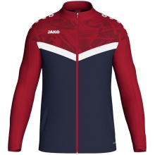 JAKO Polyester Jacket Iconic (100% recycled Polyester) navy/red Children