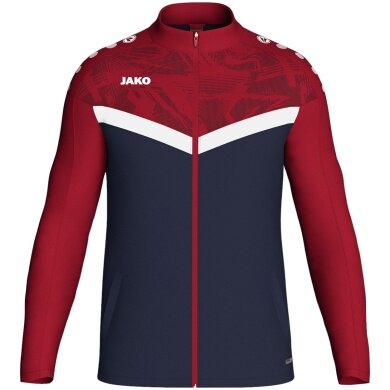 JAKO Polyester Jacket Iconic (100% recycled Polyester) navy/red Children