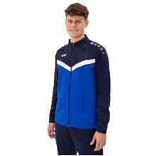 JAKO Polyester Jacket Iconic (100% recycled Polyester) royal blue/navy blue Men's