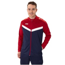 JAKO Polyester Jacket Iconic (100% recycled Polyester) navy blue/red Men's