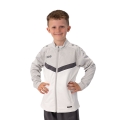 JAKO Polyester Jacket Iconic (100% recycled Polyester) white/grey/charcoal grey Kids