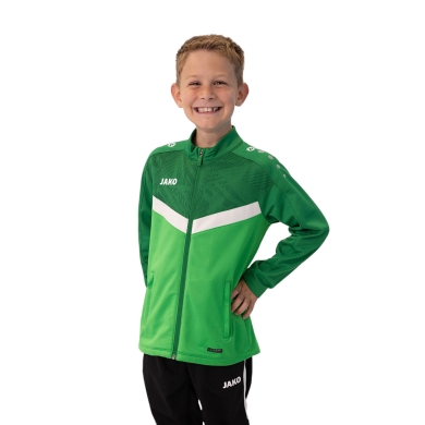 JAKO Polyester Jacket Iconic (100% recycled Polyester) green/dark green children