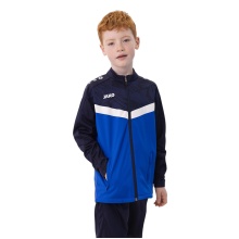 JAKO Polyester Jacket Iconic (100% recycled Polyester) royal blue/navy blue Kids