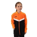 JAKO Polyester Jacket Iconic (100% recycled Polyester) black/neon orange Kids