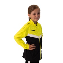 JAKO Polyester Jacket Iconic (100% recycled Polyester) black/yellow Kids