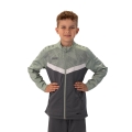 JAKO Polyester Jacket Iconic (100% recycled Polyester) anthracite green/mint green Kids