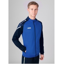 JAKO Polyester Jacket Performance (Matt Polyester Tricot) royal blue/navy blue Men