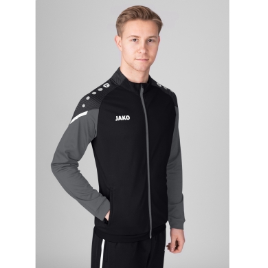 JAKO Polyester Jacket Performance (Matt-Polyester-Tricot) black/anthracite grey Men